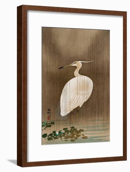 Wading Egret-Koson Ohara-Framed Giclee Print