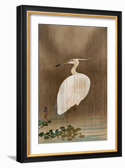 Wading Egret-Koson Ohara-Framed Giclee Print