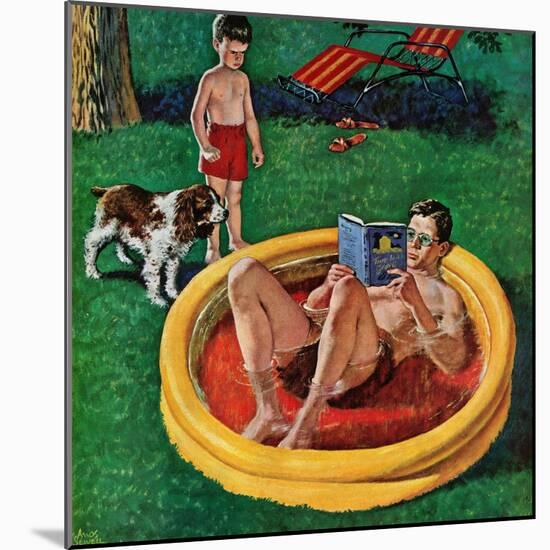 "Wading Pool", August 27, 1955-Amos Sewell-Mounted Giclee Print