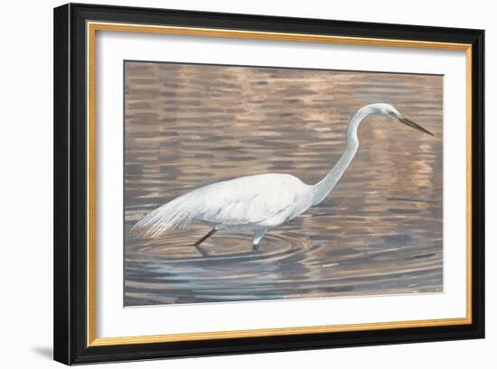 Wading Shore Bird-Norman Wyatt Jr.-Framed Art Print