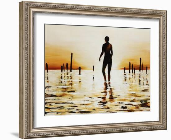 Wading-Sydney Edmunds-Framed Giclee Print