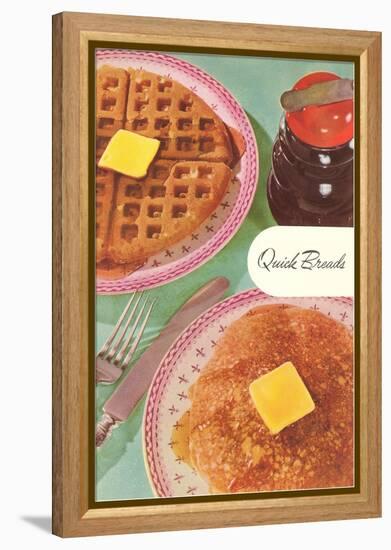 Waffles and Pancakes-null-Framed Stretched Canvas