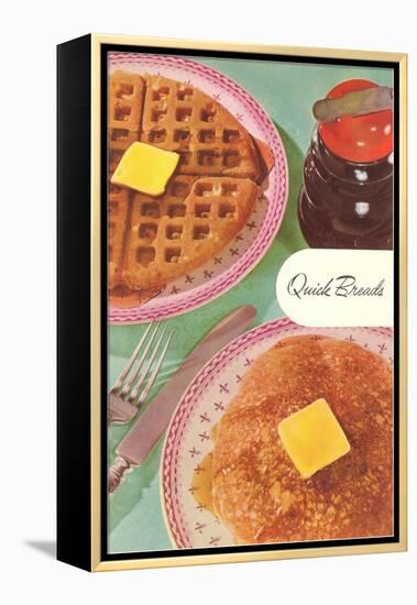 Waffles and Pancakes-null-Framed Stretched Canvas