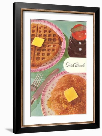 Waffles and Pancakes-null-Framed Premium Giclee Print