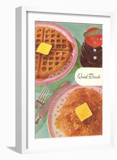 Waffles and Pancakes-null-Framed Premium Giclee Print