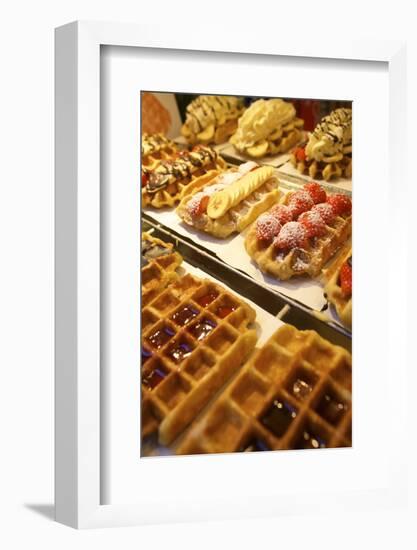 Waffles, Brussels, Belgium, Europe-Neil Farrin-Framed Photographic Print