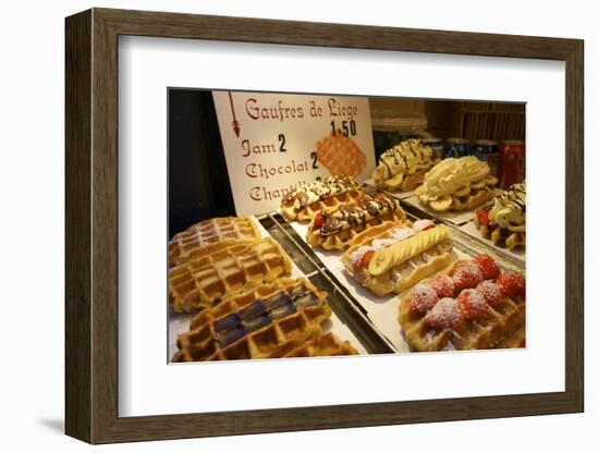 Waffles, Brussels, Belgium, Europe-Neil Farrin-Framed Photographic Print