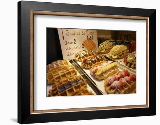 Waffles, Brussels, Belgium, Europe-Neil Farrin-Framed Photographic Print