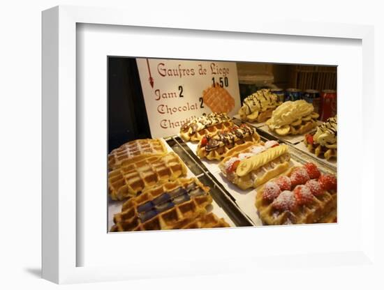 Waffles, Brussels, Belgium, Europe-Neil Farrin-Framed Photographic Print