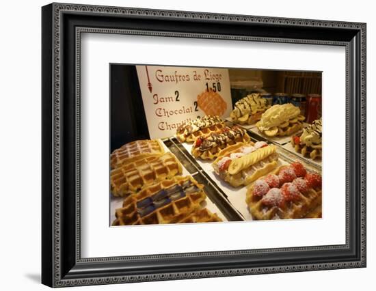 Waffles, Brussels, Belgium, Europe-Neil Farrin-Framed Photographic Print