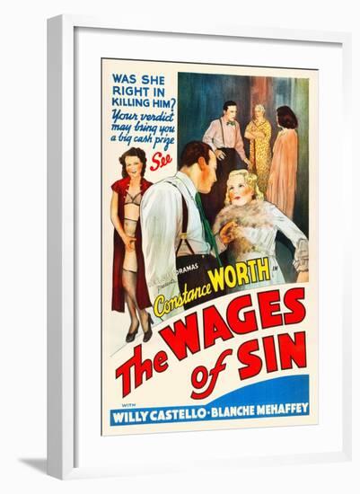 Wages Of Sin-Mack Enterprise-Framed Art Print