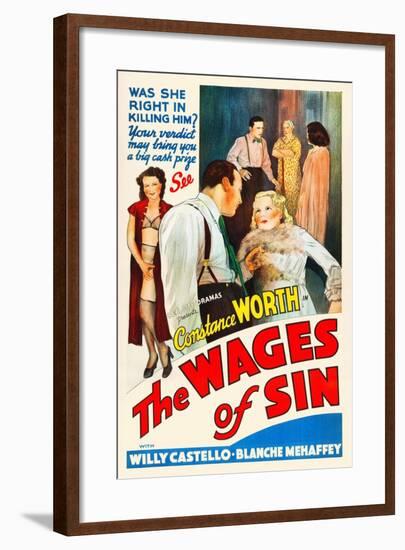 Wages Of Sin-Mack Enterprise-Framed Art Print