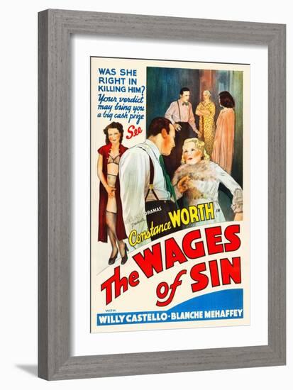 Wages Of Sin-Mack Enterprise-Framed Art Print