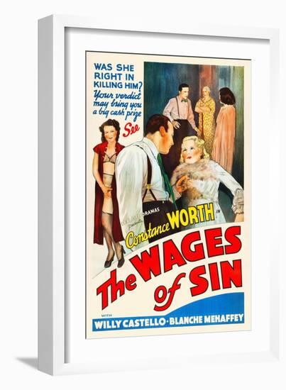 Wages Of Sin-Mack Enterprise-Framed Art Print