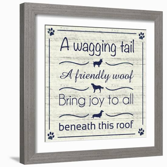 Wagging Tail-Lauren Gibbons-Framed Art Print