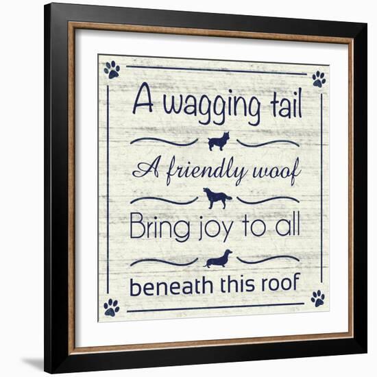 Wagging Tail-Lauren Gibbons-Framed Art Print