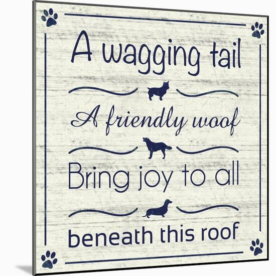 Wagging Tail-Lauren Gibbons-Mounted Art Print