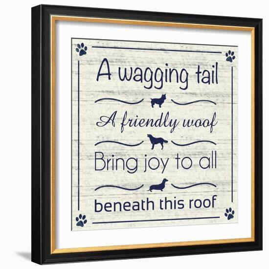 Wagging Tail-Lauren Gibbons-Framed Art Print