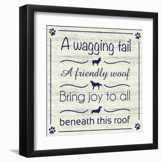 Wagging Tail-Lauren Gibbons-Framed Art Print