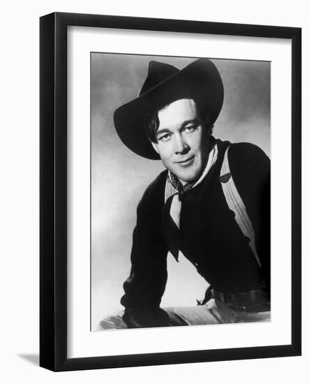 Wagon Master by John Ford with Ben Johnson, 1950-null-Framed Photo