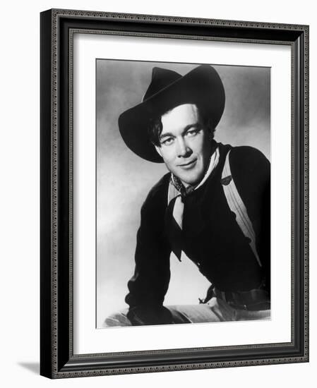 Wagon Master by John Ford with Ben Johnson, 1950-null-Framed Photo