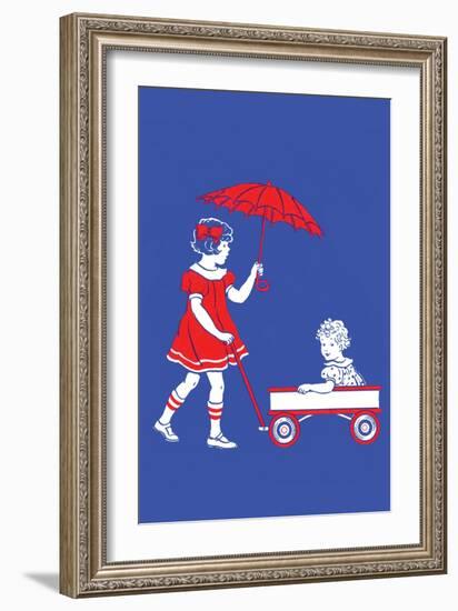 Wagon Ride-Julia Letheld Hahn-Framed Art Print