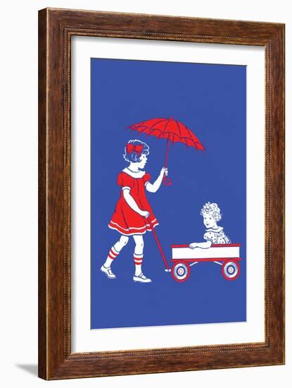 Wagon Ride-Julia Letheld Hahn-Framed Art Print