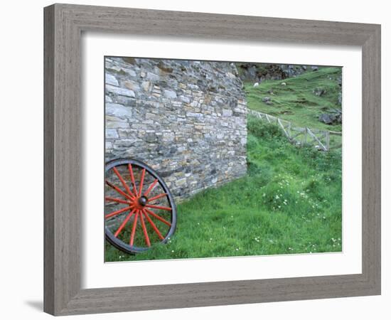 Wagon Wheel, Folkvillage, Ireland-Marilyn Parver-Framed Photographic Print