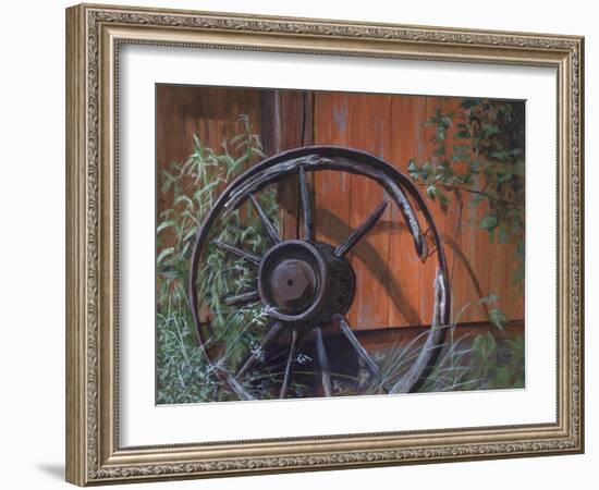 Wagon Wheel-Rusty Frentner-Framed Giclee Print