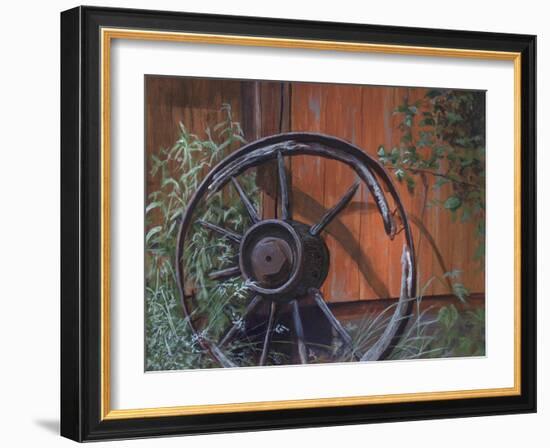 Wagon Wheel-Rusty Frentner-Framed Giclee Print