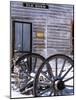 Wagon Wheels at Elkhorn Ghost Town, Montana, USA-Chuck Haney-Mounted Photographic Print