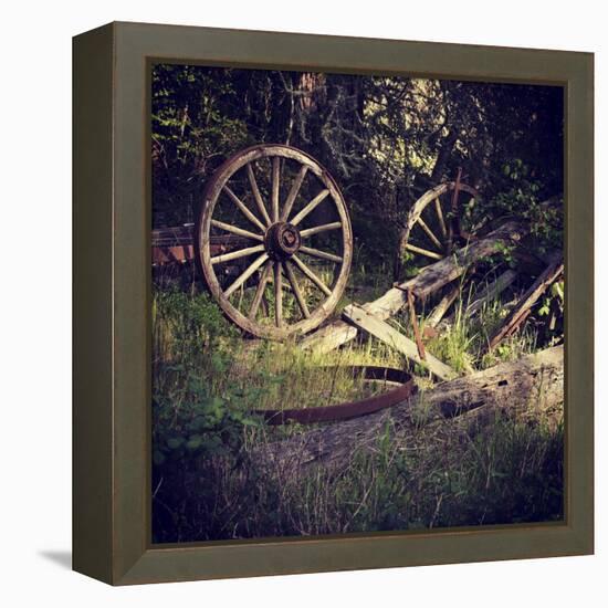 Wagon Wheels-Lance Kuehne-Framed Stretched Canvas