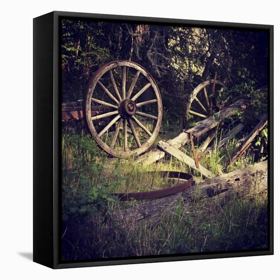 Wagon Wheels-Lance Kuehne-Framed Stretched Canvas