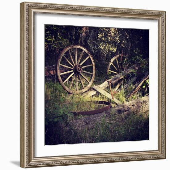 Wagon Wheels-Lance Kuehne-Framed Photographic Print