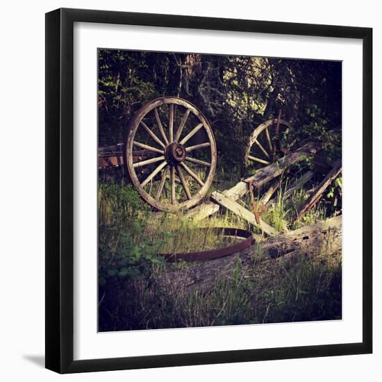 Wagon Wheels-Lance Kuehne-Framed Photographic Print
