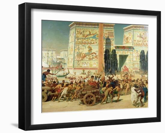 Wagons, Detail from Israel in Egypt, 1867-Edward John Poynter-Framed Giclee Print