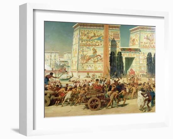 Wagons, Detail from Israel in Egypt, 1867-Edward John Poynter-Framed Giclee Print