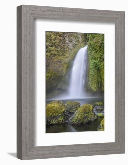 Wahclella Falls, Columbia River Gorge-Howie Garber-Framed Photographic Print