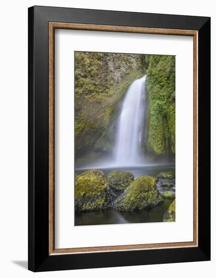 Wahclella Falls, Columbia River Gorge-Howie Garber-Framed Photographic Print