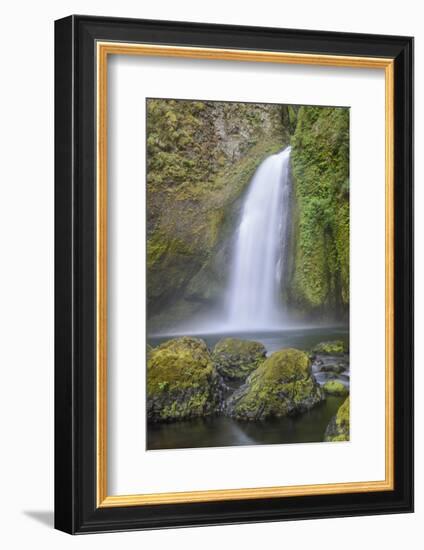 Wahclella Falls, Columbia River Gorge-Howie Garber-Framed Photographic Print