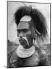 Wahgi Natives of the Central Highlands Wearing Elaborate Decorations During "Sing Sing" Celebration-Eliot Elisofon-Mounted Photographic Print