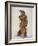 Wahk-Ta-Ge-Li. A Sioux Warrior-Karl Bodmer-Framed Giclee Print