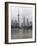 Waibaidu Bridge (Garden Bridge) over Suzhou Creek, Pudong Skyline with Oriental Pearl Tower and Sha-Amanda Hall-Framed Photographic Print