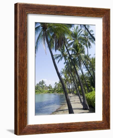 Waikaloa Beach, Island of Hawaii (Big Island), Hawaii, USA-Ethel Davies-Framed Photographic Print