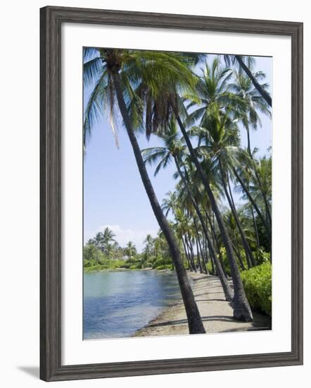 Waikaloa Beach, Island of Hawaii (Big Island), Hawaii, USA-Ethel Davies-Framed Photographic Print