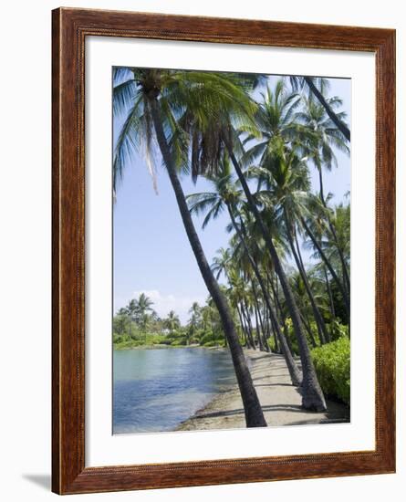 Waikaloa Beach, Island of Hawaii (Big Island), Hawaii, USA-Ethel Davies-Framed Photographic Print