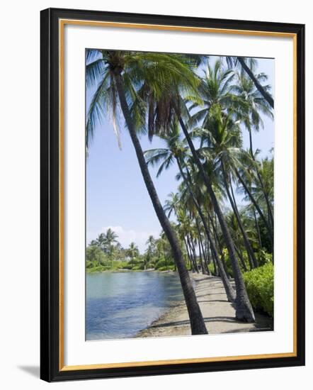 Waikaloa Beach, Island of Hawaii (Big Island), Hawaii, USA-Ethel Davies-Framed Photographic Print