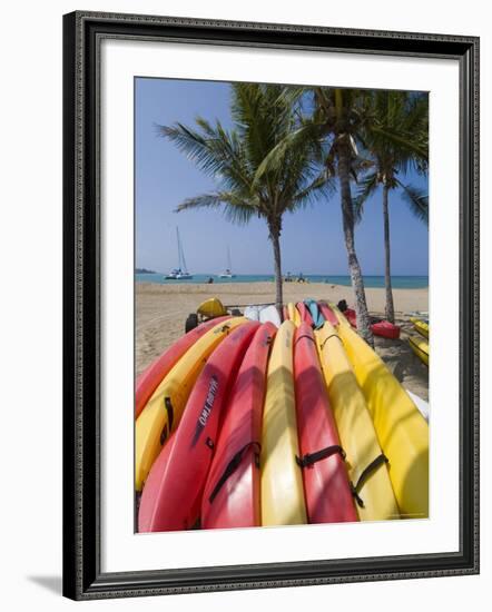 Waikaloa Beach, Island of Hawaii (Big Island), Hawaii, USA-Ethel Davies-Framed Photographic Print