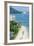 Waikiki Beach and Diamond Head, Waikiki, Honolulu, Oahu, Hawaii, United States of America, Pacific-Michael DeFreitas-Framed Photographic Print