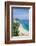 Waikiki Beach and Diamond Head, Waikiki, Honolulu, Oahu, Hawaii, United States of America, Pacific-Michael DeFreitas-Framed Photographic Print